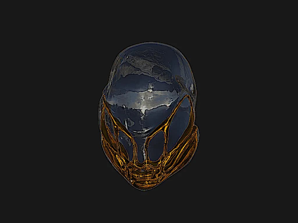 Metallic Phantom Mask