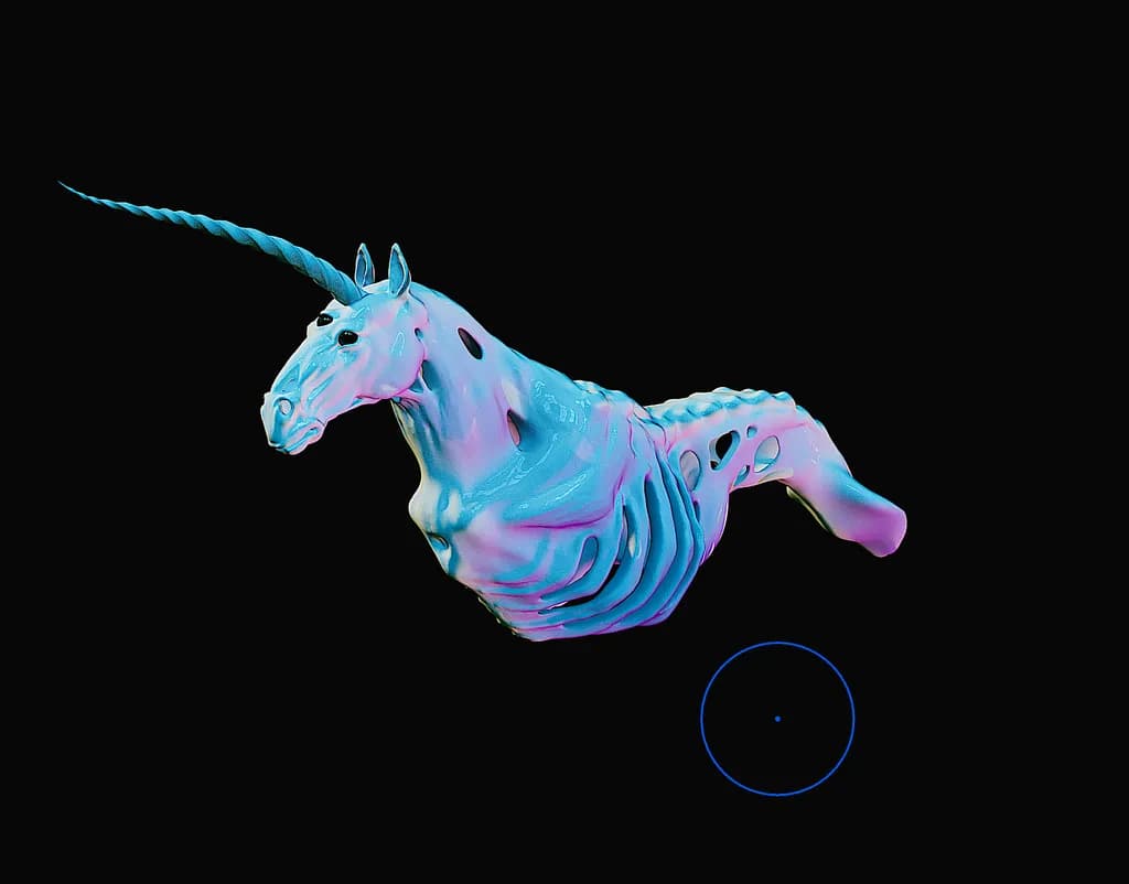 Chromatic Skeleton Unicorn