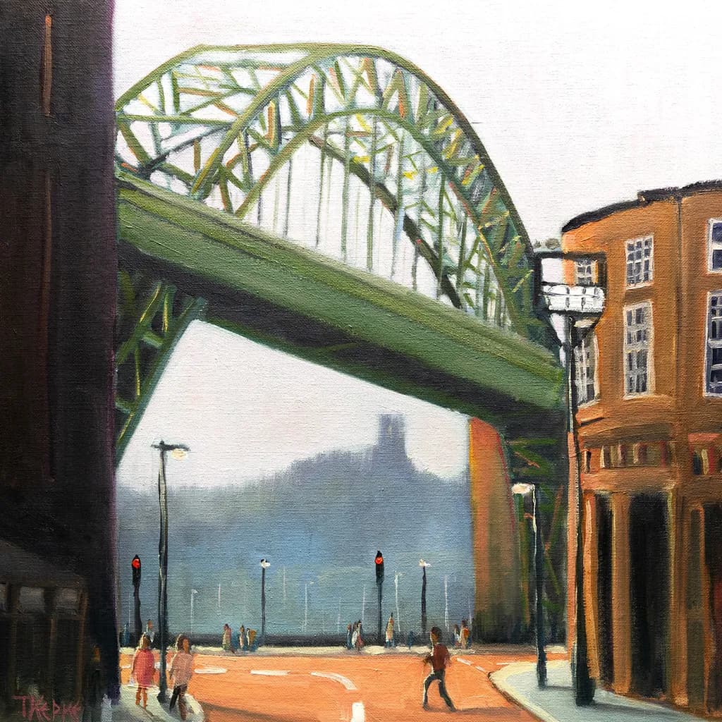Tyne bridge from sandhill