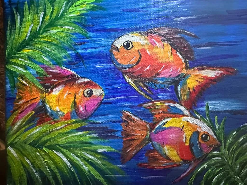 Tropical Aquarium Trio