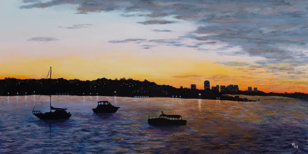 Sunset on Parramatta River