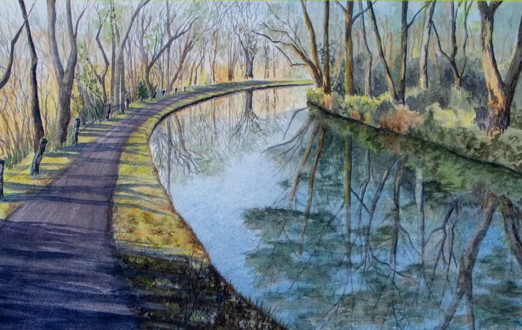 Canal Path Reflections