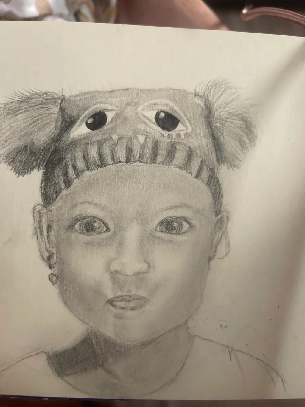 Puppy Hat Portrait