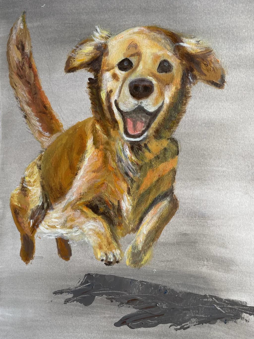Joyful Dog Leap