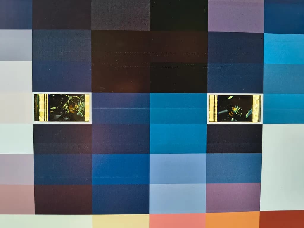 Blue Window Grid