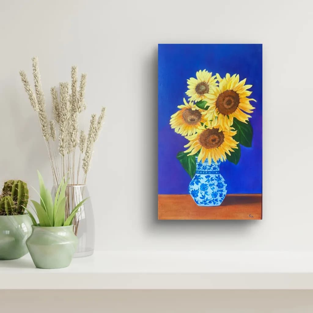 Sunflower Vase