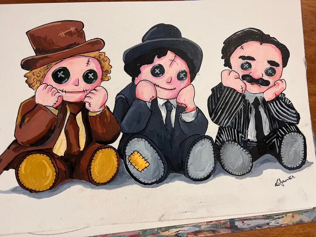 Stitched Trio