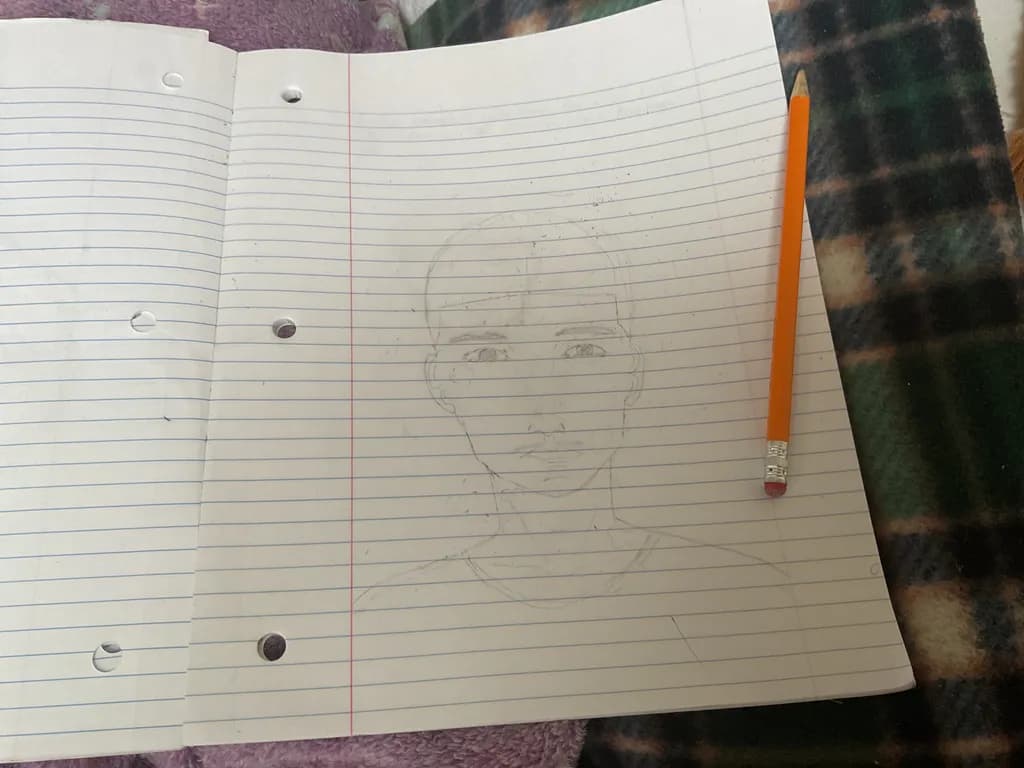 Faint Outline Portrait