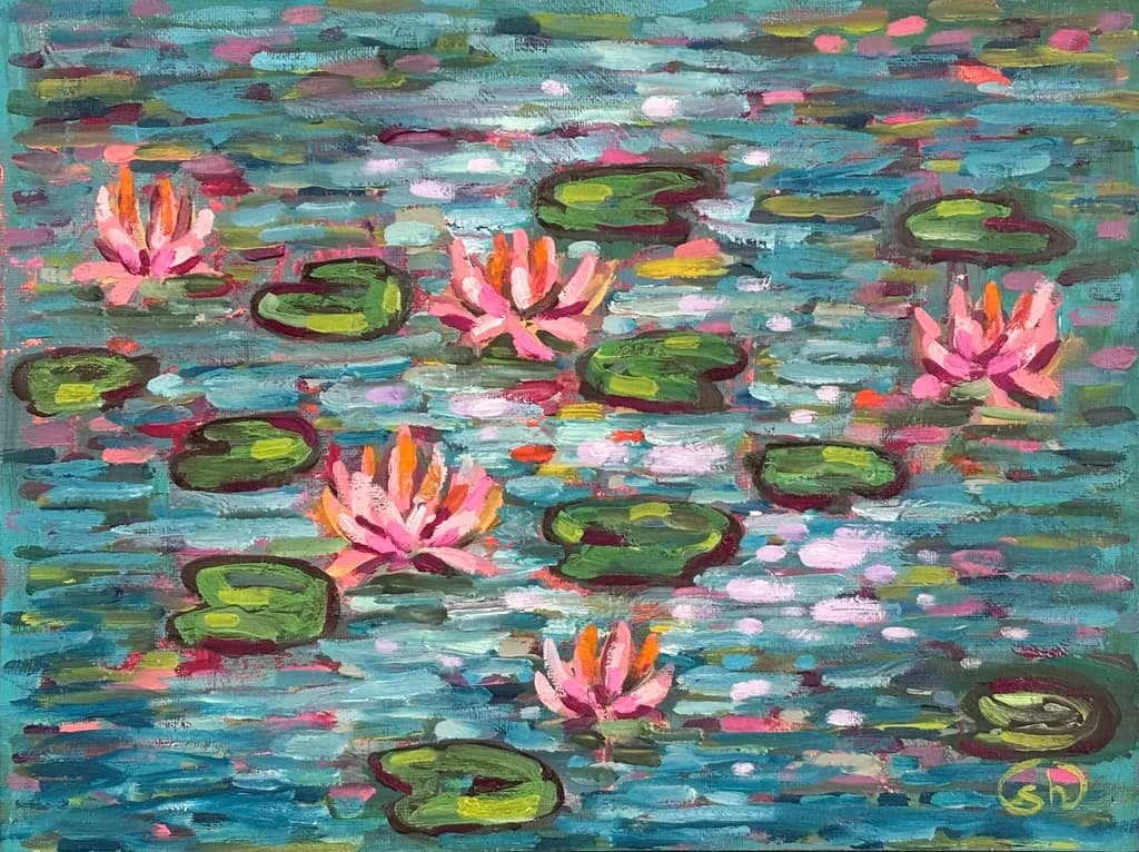 Lilies Without Frame