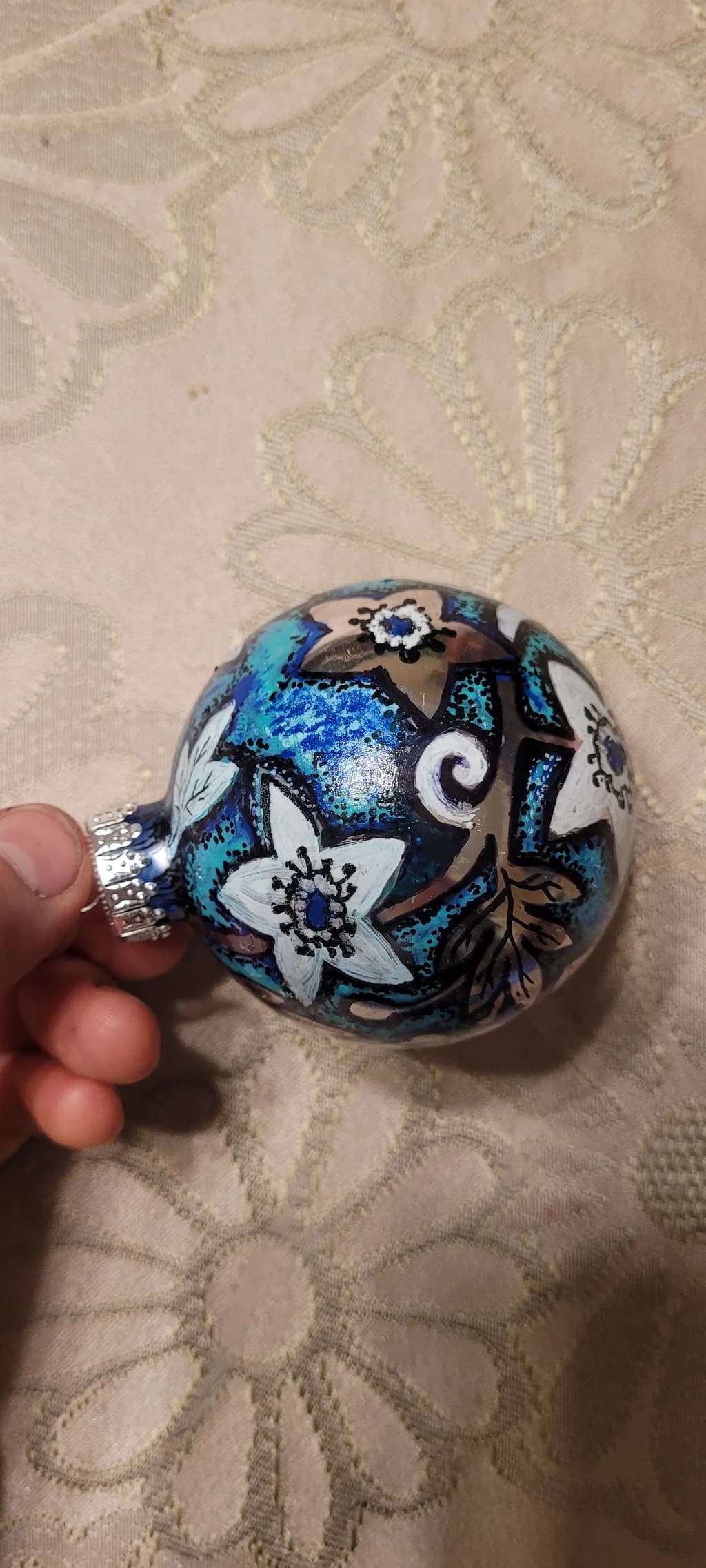 Blue Blossom Ornament