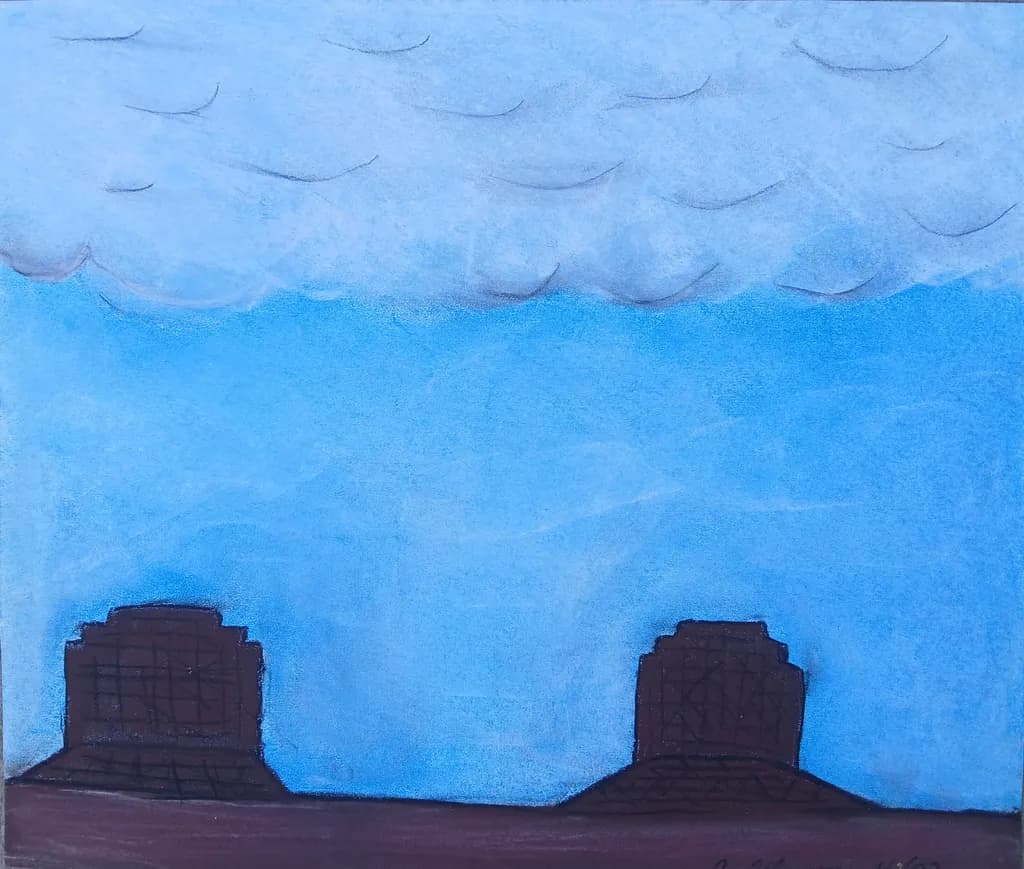 Mesa, summer afternoon