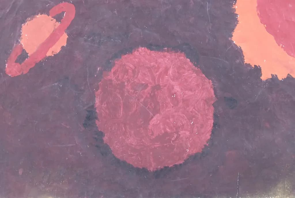 Planets - a study in red