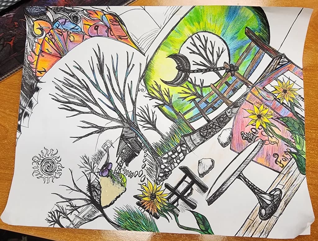 Moonlit Garden Perspective