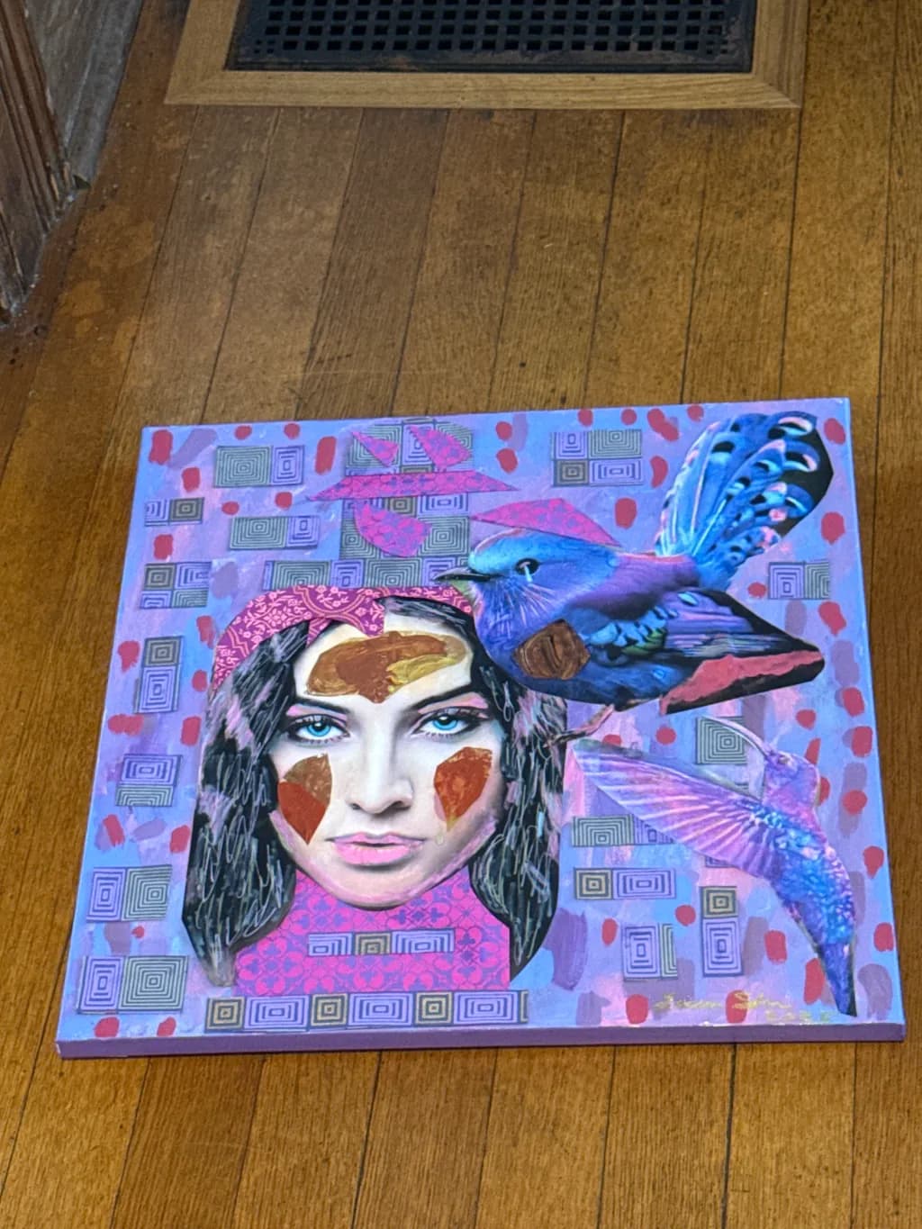Portrait with Birds