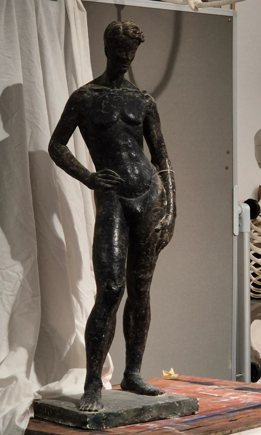 Standing Bronze Figure