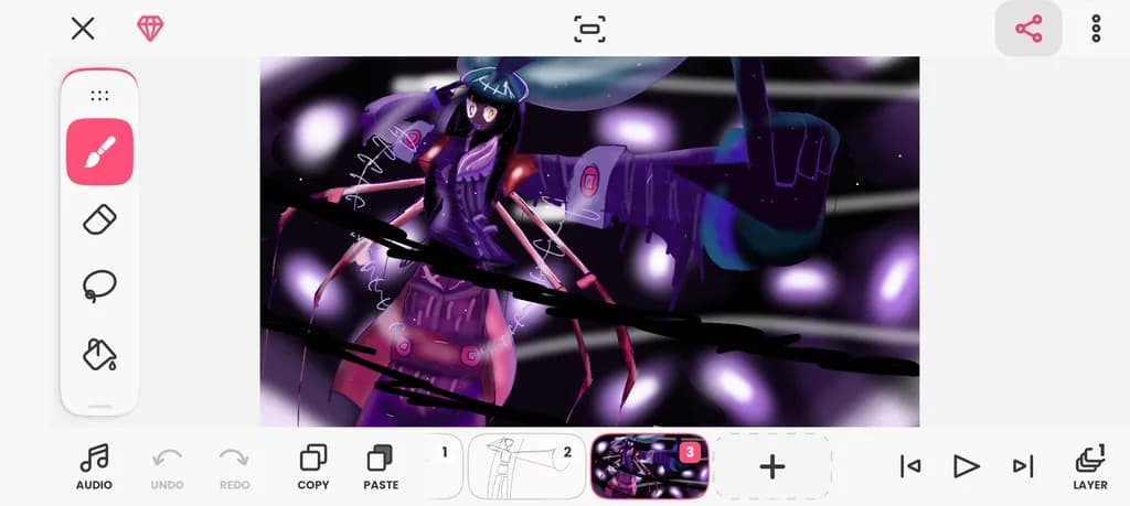 Neon Shadow Warrior