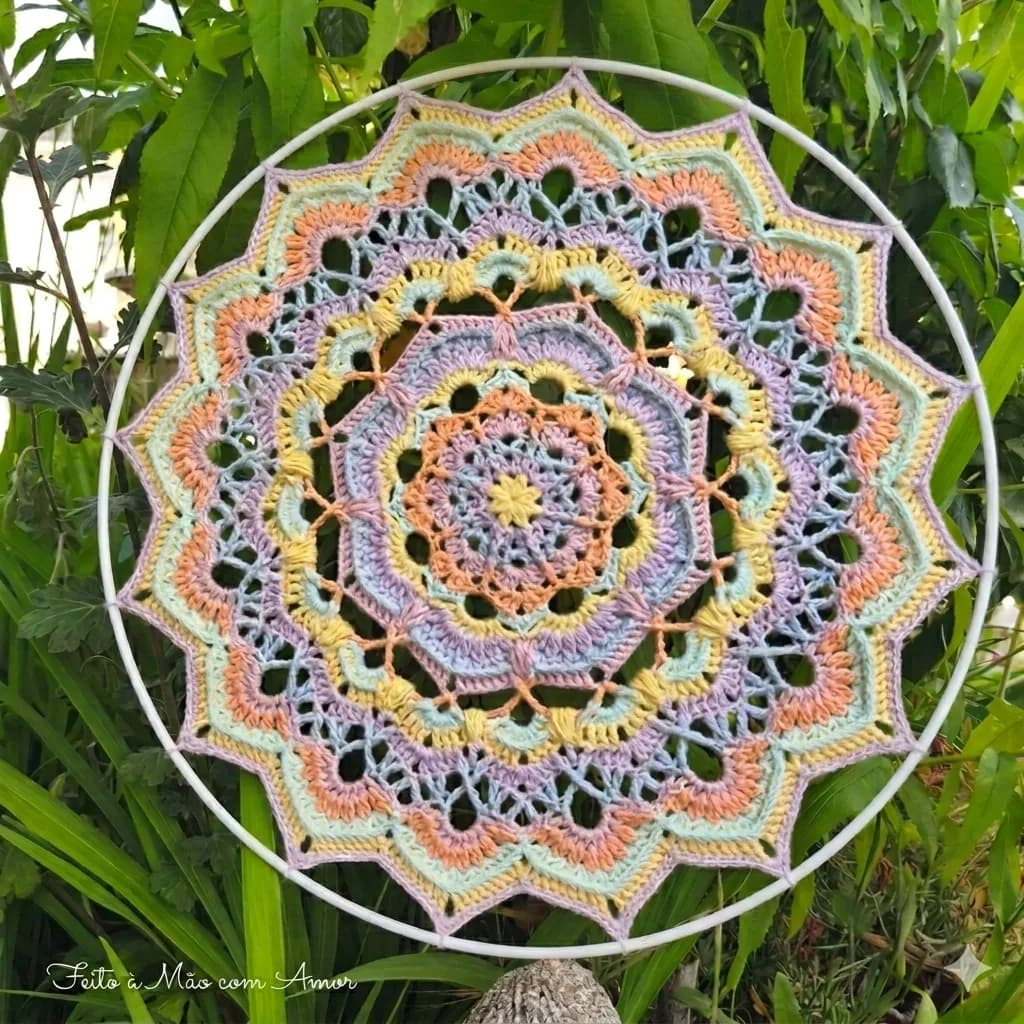 Pastel Mandala Hoop