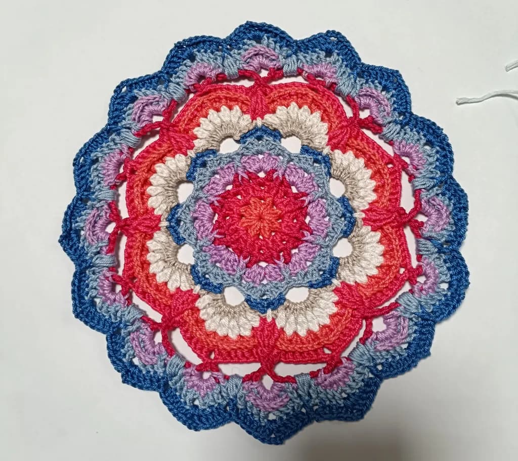 Colorwheel Crochet Mandala