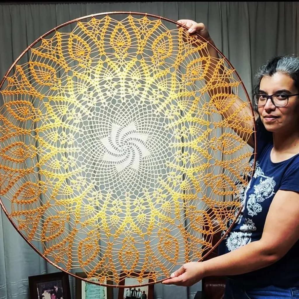 Sunburst Lace Mandala