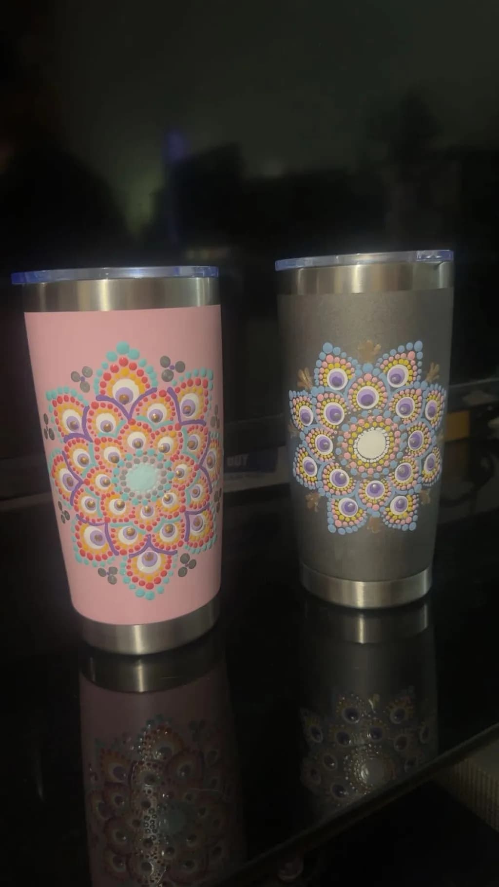 Mandala Bloom Tumblers