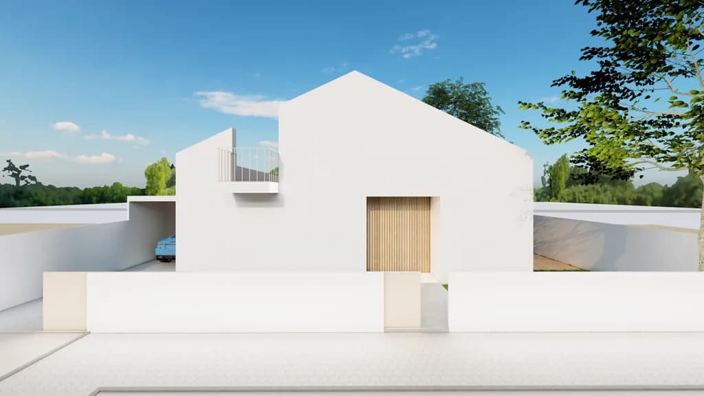Minimalist White House