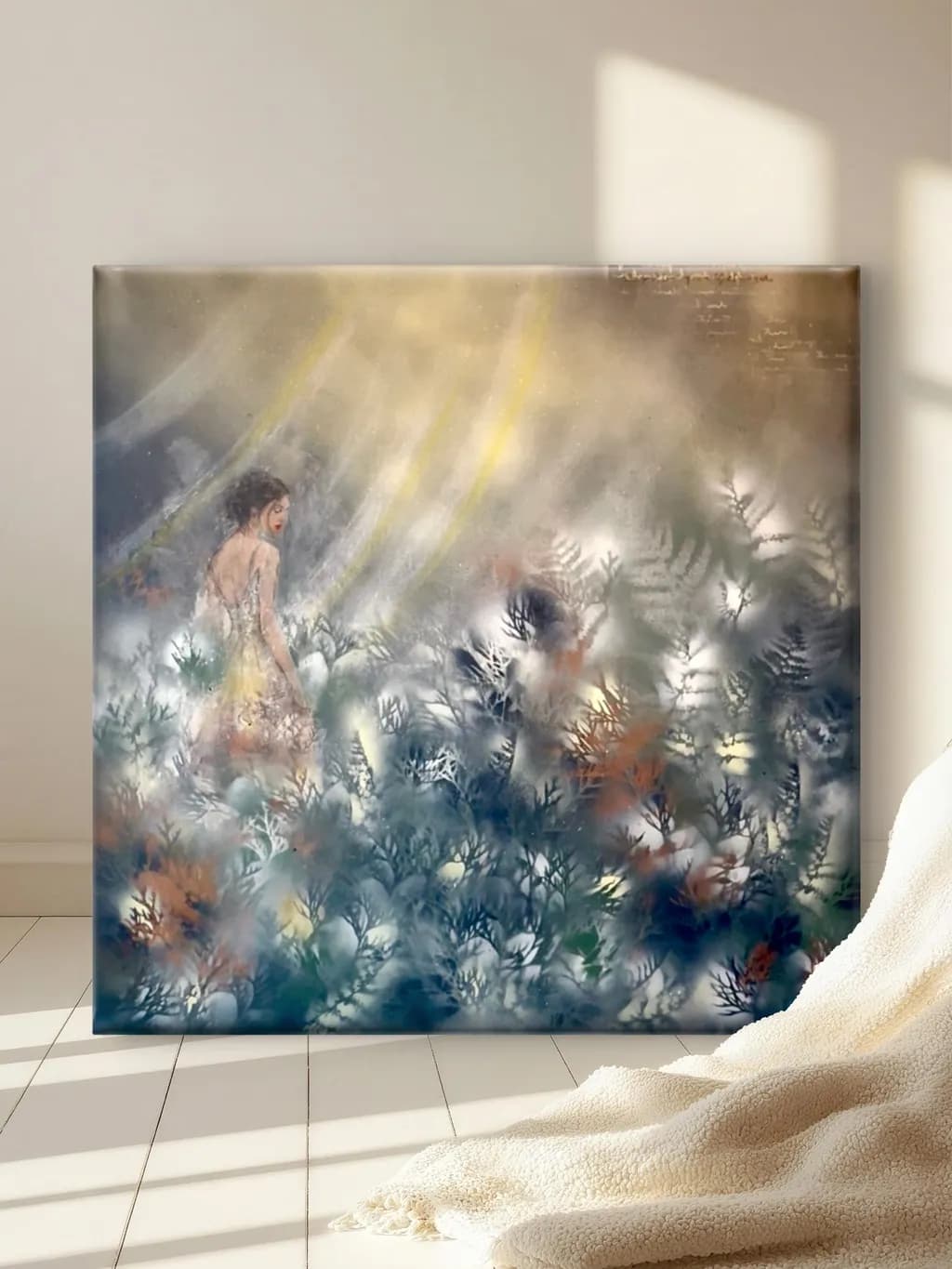 Woman Among Flowers