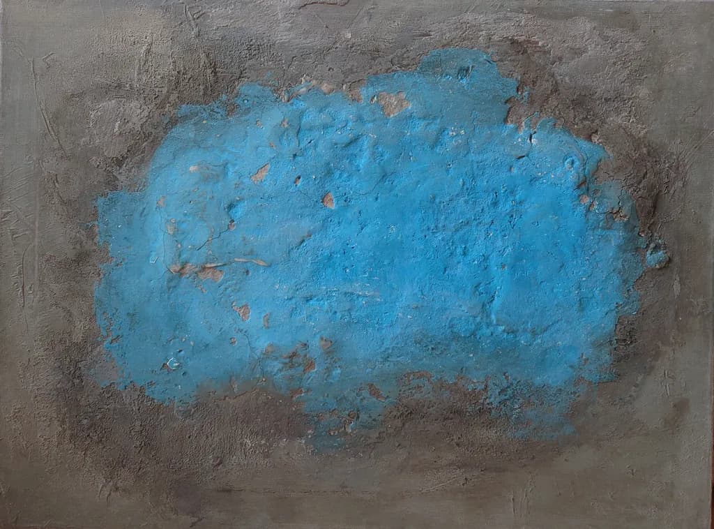 Weathered Blue Patch