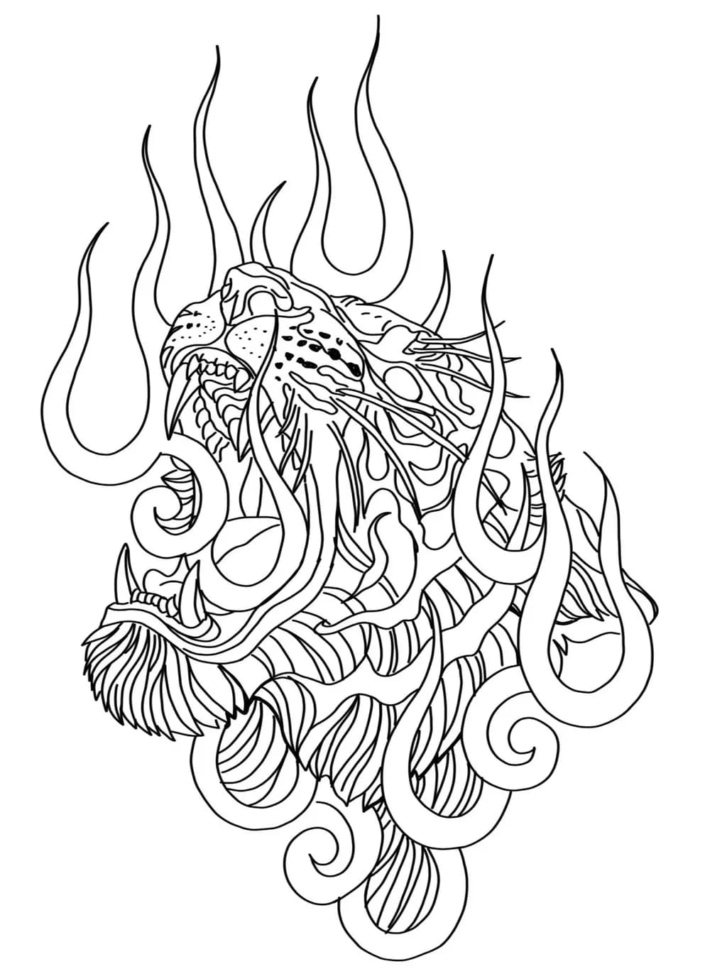 Flaming Beast