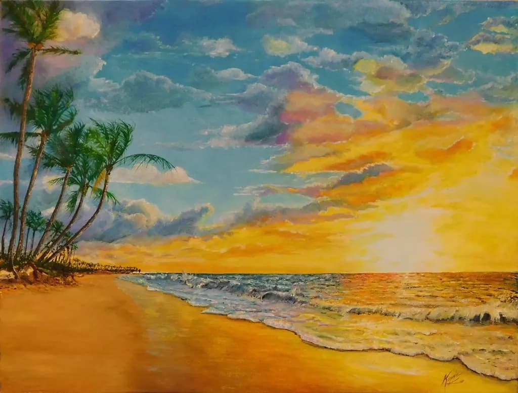 Tropical Sunset Breeze