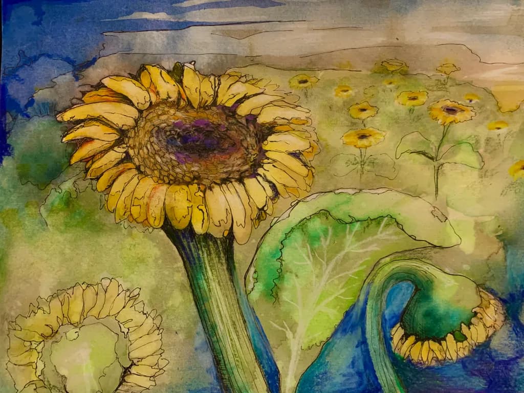 Sunflower Reverie