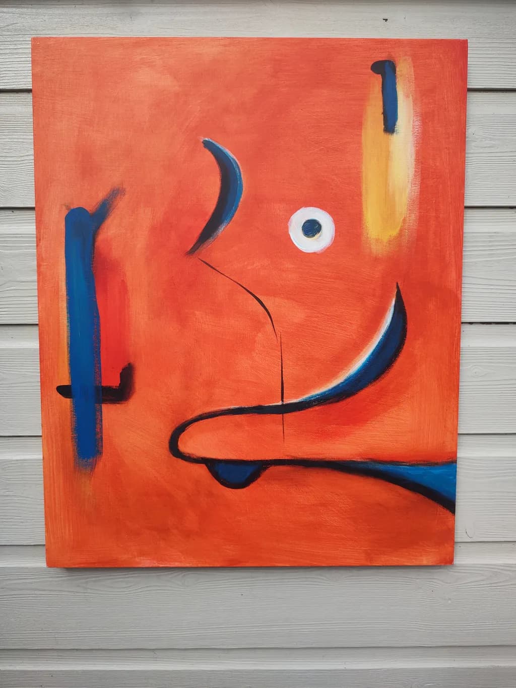 Orange Abstract Composition