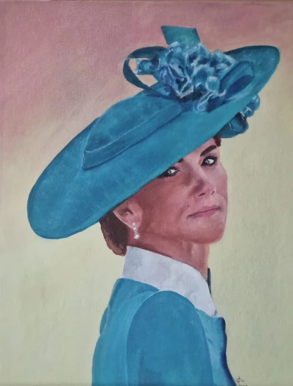 Catherine in Teal