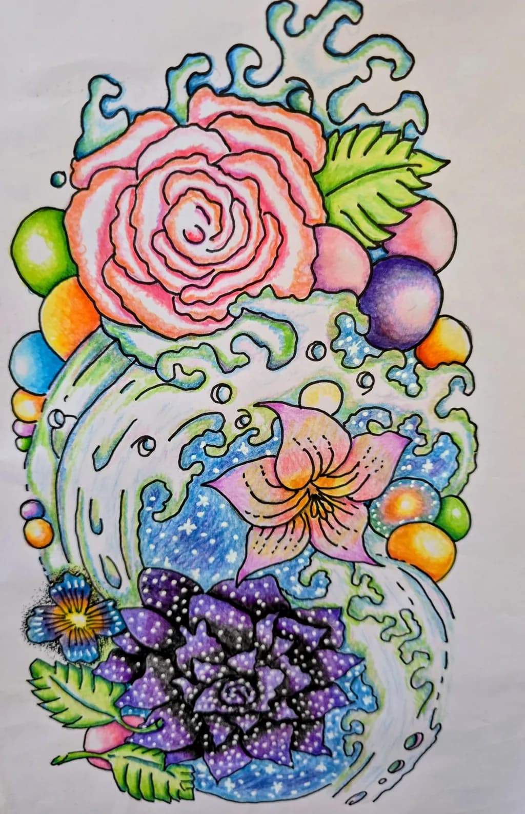 Cosmic Bloom Cascade