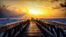 Sunrise at the Fishing Pier
