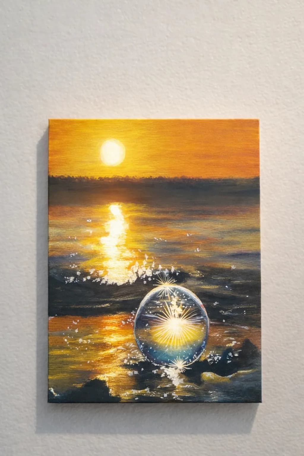 Luminous Bubble Sunset