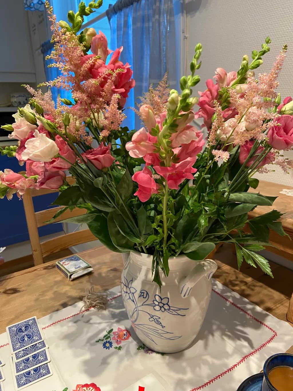 Pink Snapdragons Bloom