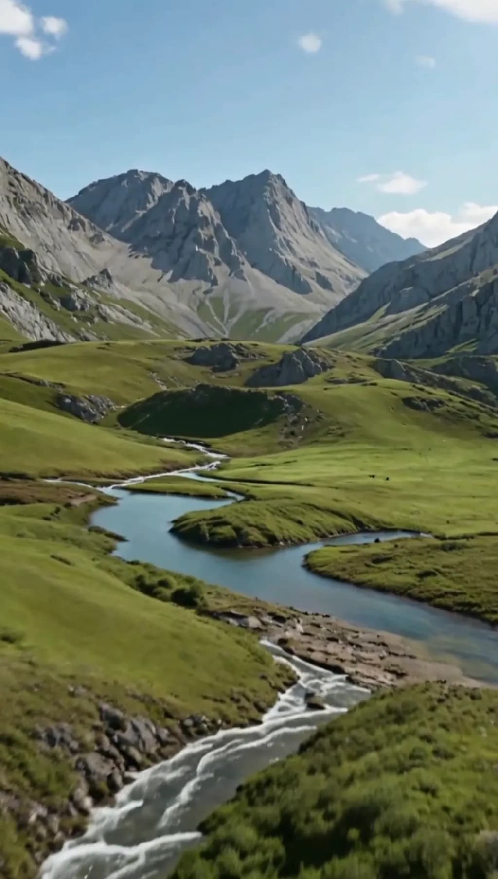Mountain Stream Curve