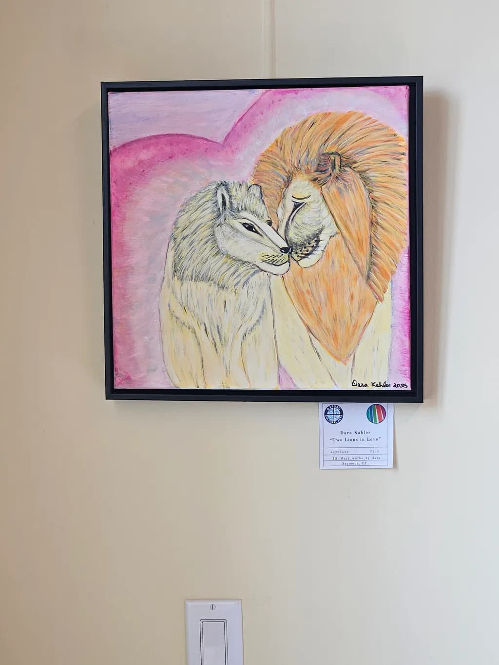 Two Lions in Love