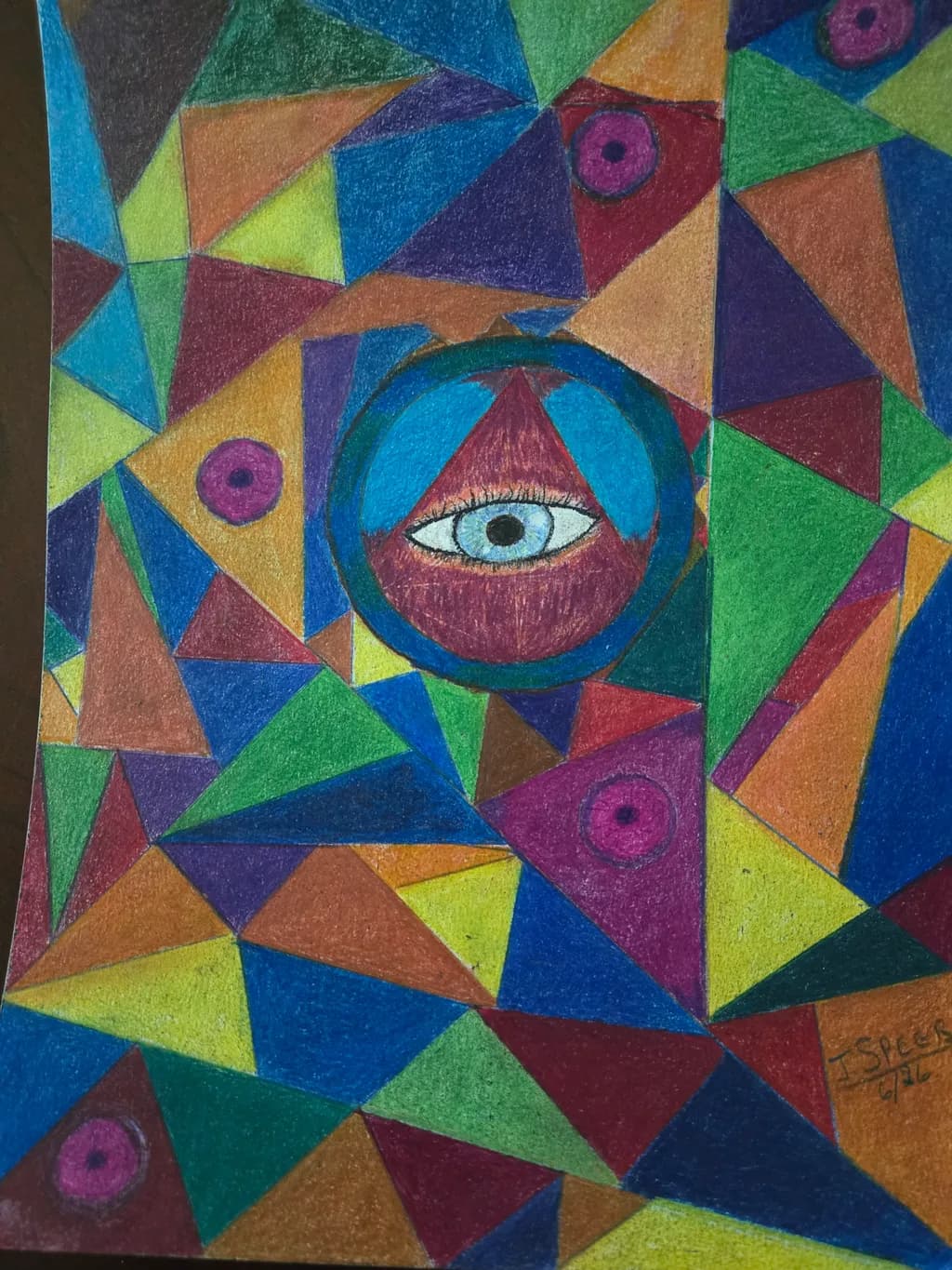 Triangle Eye Pattern