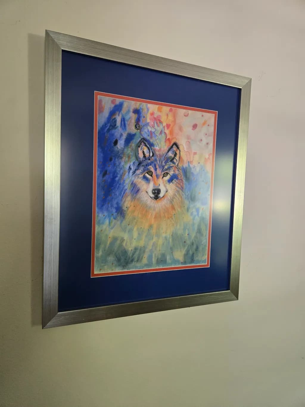 Electric Wolf Portrait