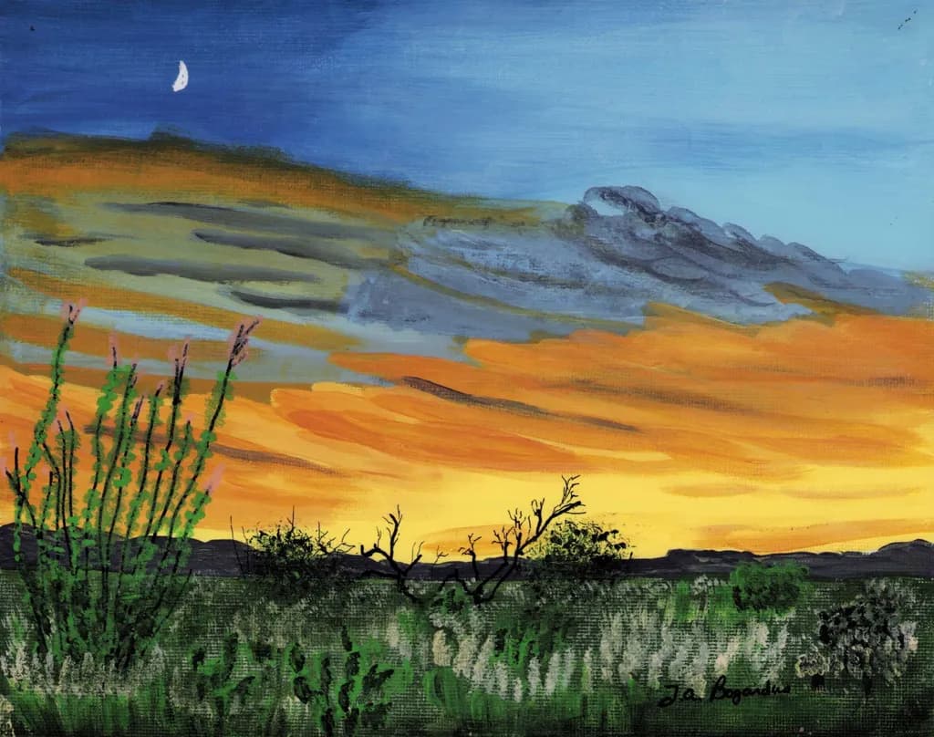 Desert Moonrise
