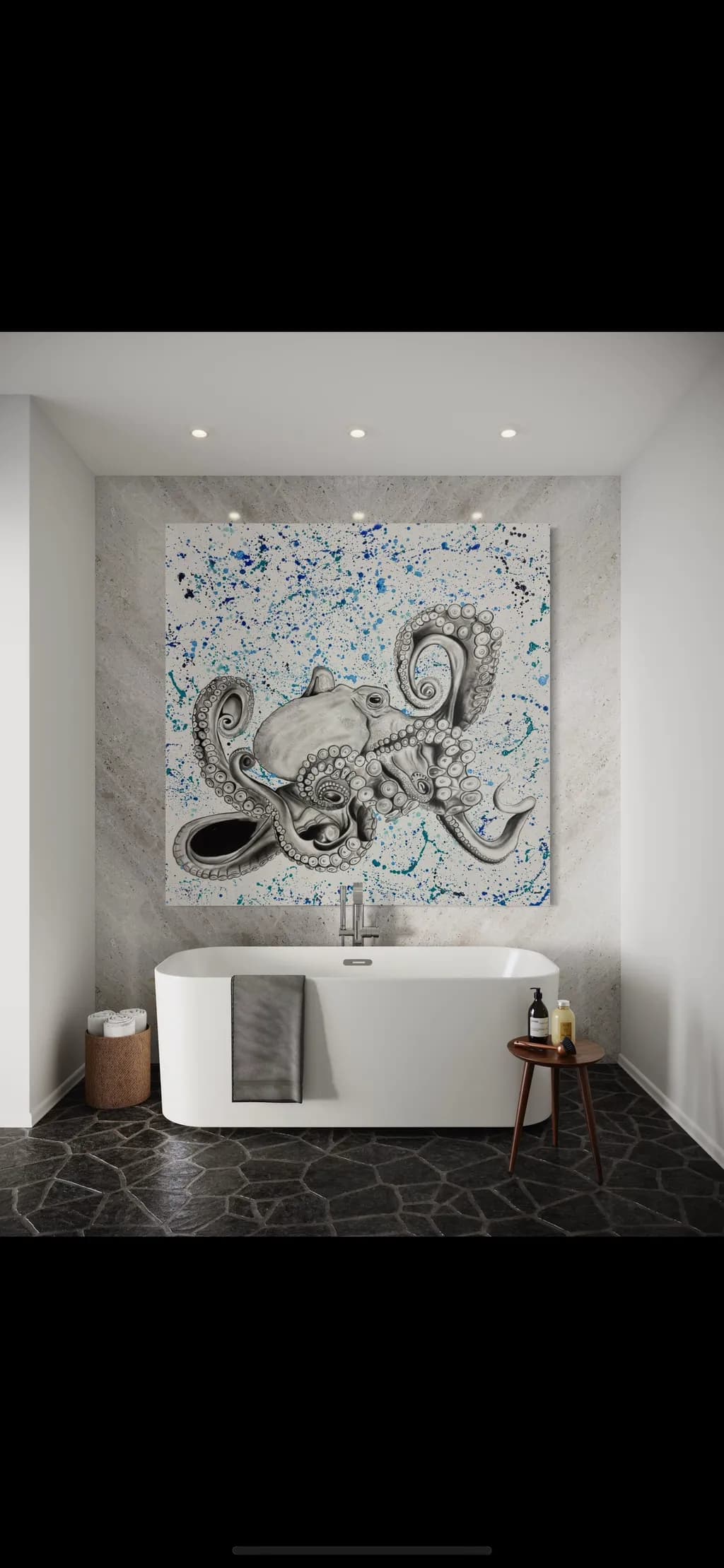 Ink Swirl Octopus