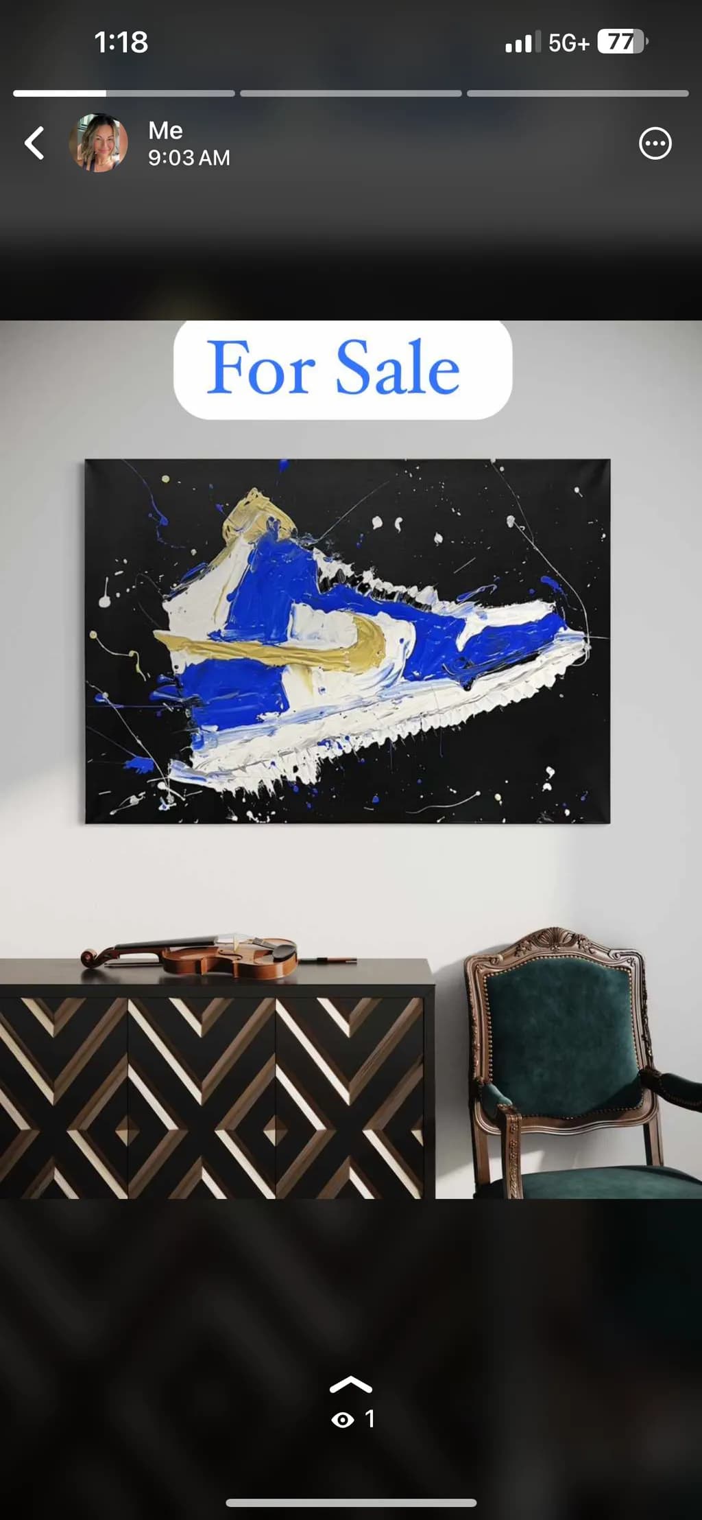 Blue Swoosh