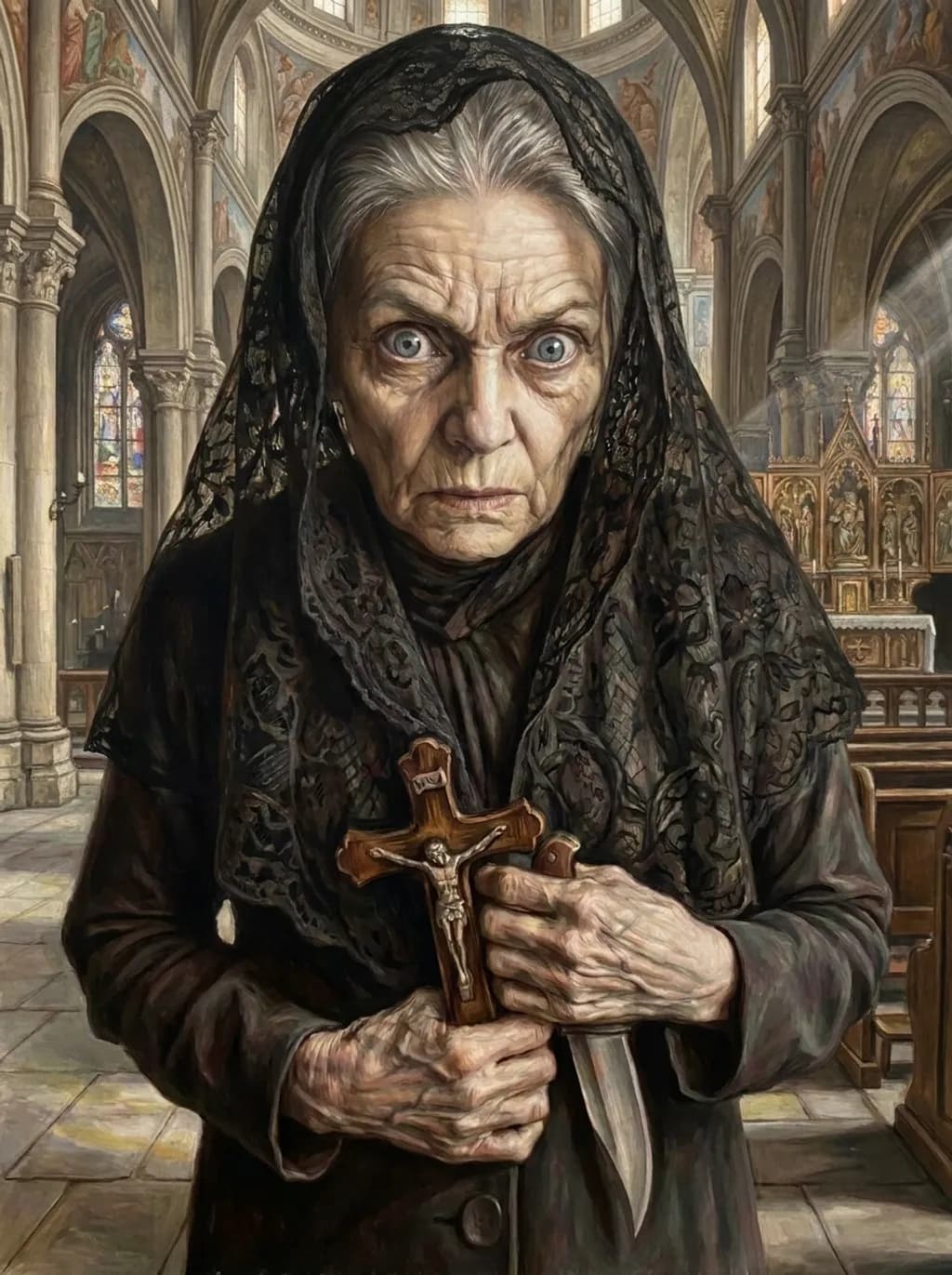 Church Interior Vigil