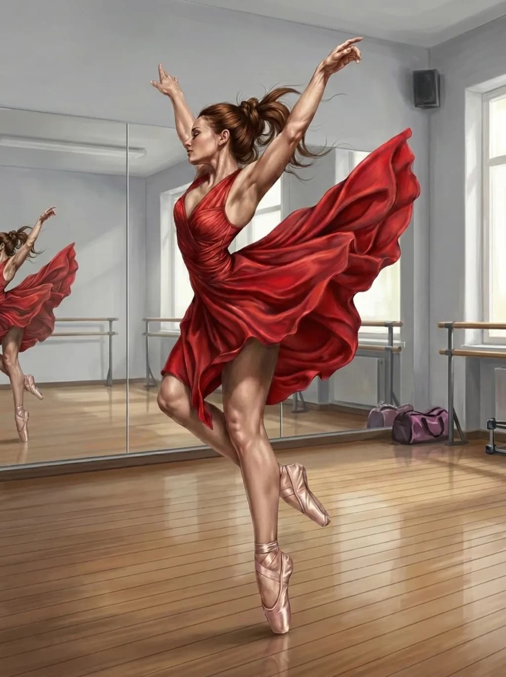 Scarlet Pirouette