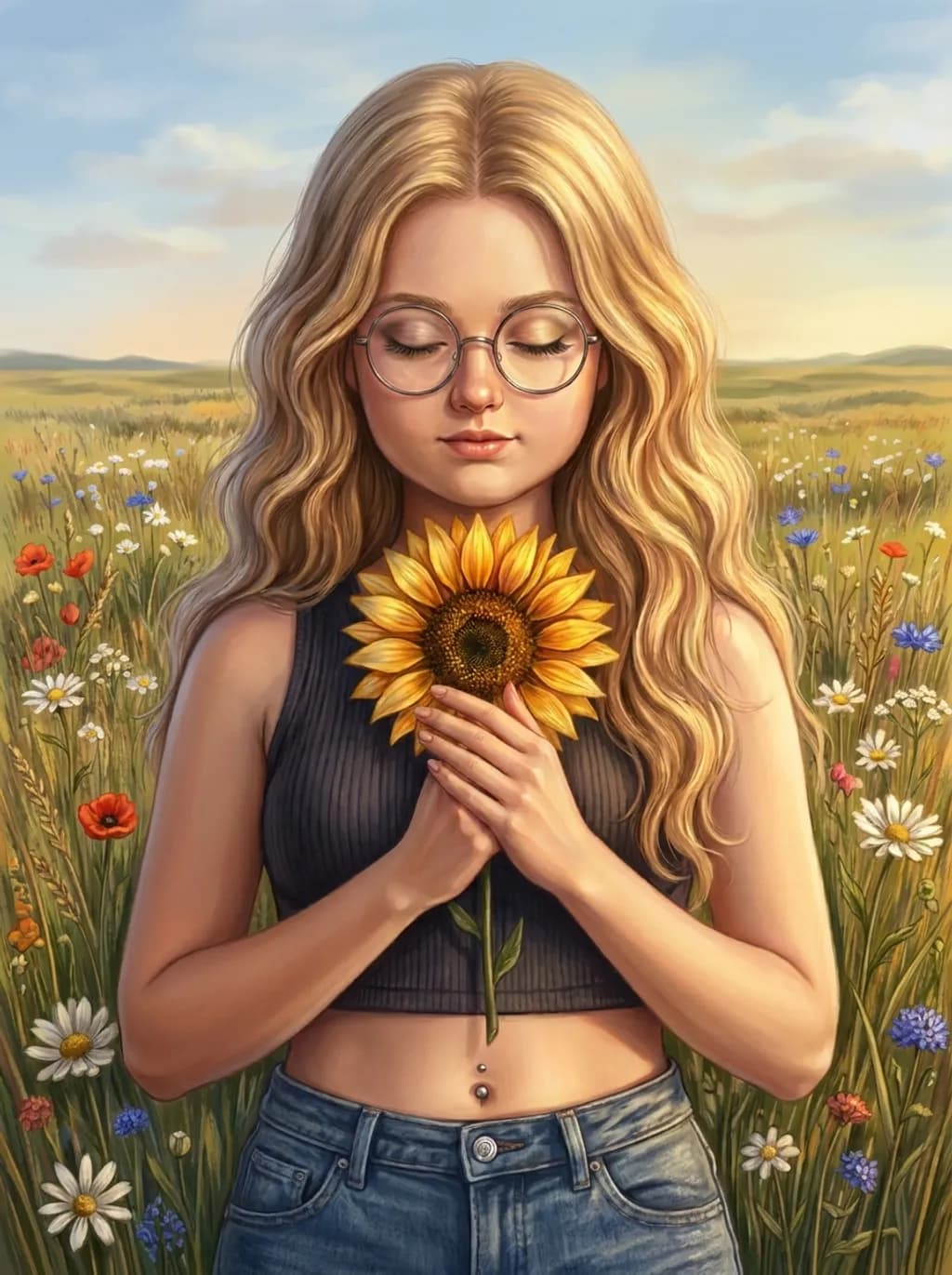 Sunflower Reverie
