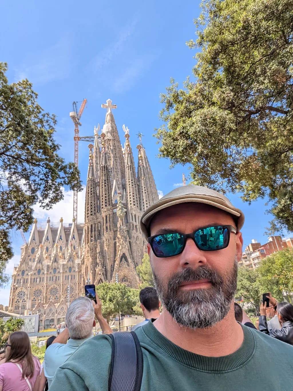 Barcelona Landmark Selfie
