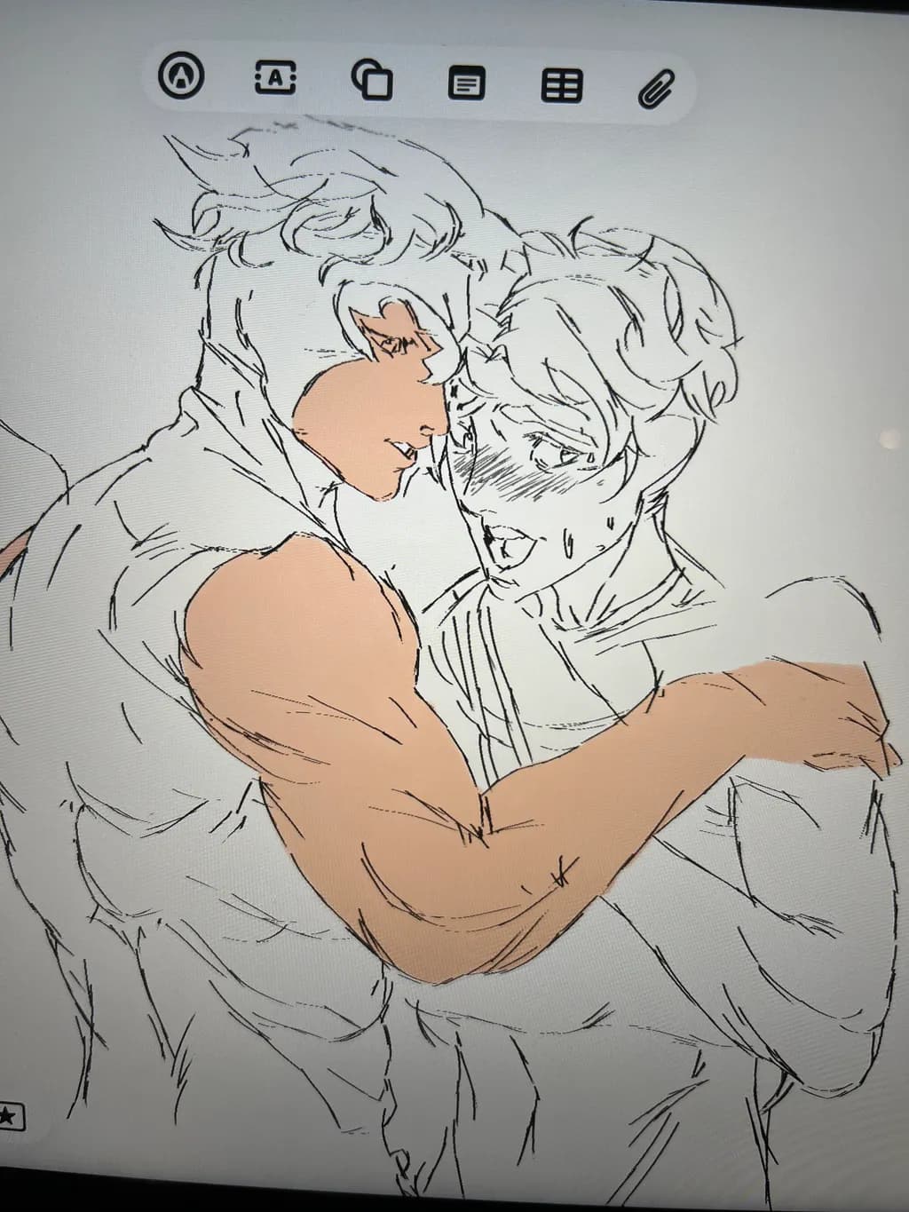 Tense Embrace