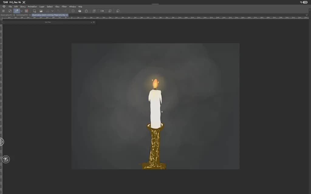 Flickering Glow