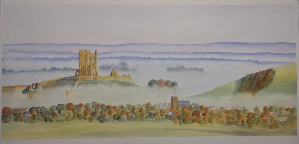 Misty Hilltop Ruins